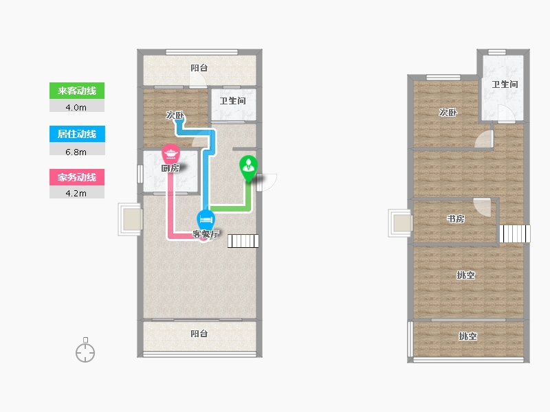 福建省-厦门市-IOI棕榈国际住区5号楼123m²-121.59-户型库-动静线