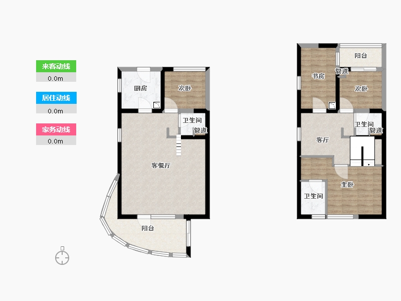 福建省-厦门市-保利壹海里地块二3号楼128m²-102.40-户型库-动静线