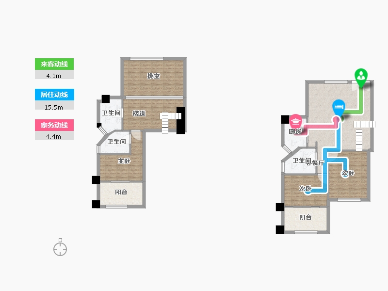 福建省-厦门市-欣盛丰森林海1号楼158m²-114.82-户型库-动静线