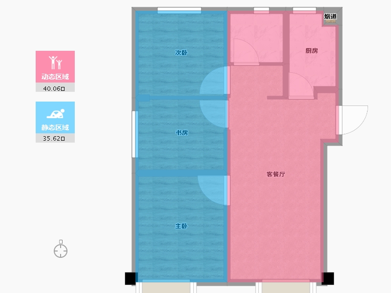 天津-天津市-天安象屿智慧城-都城13号楼,9号楼,8号楼建面85m²-67.89-户型库-动静分区