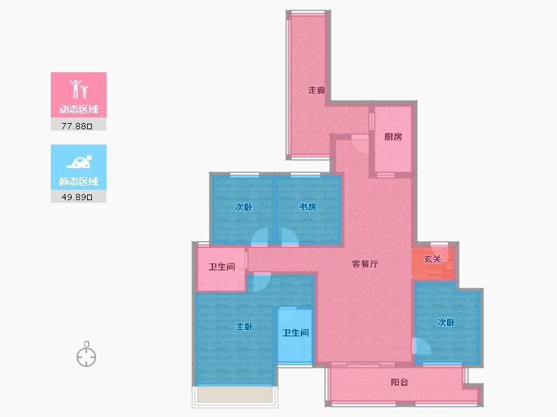 河南省-郑州市-融信江湾城一期5,一期6,一期7,一期9,一期10,一期11,-112.00-户型库-动静分区