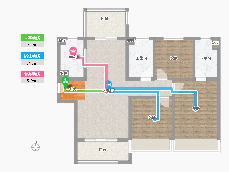 河南省-郑州市-融信江湾城三期14,三期15,三期16,三期8,三期10,三期12-88.00-户型库-动静线