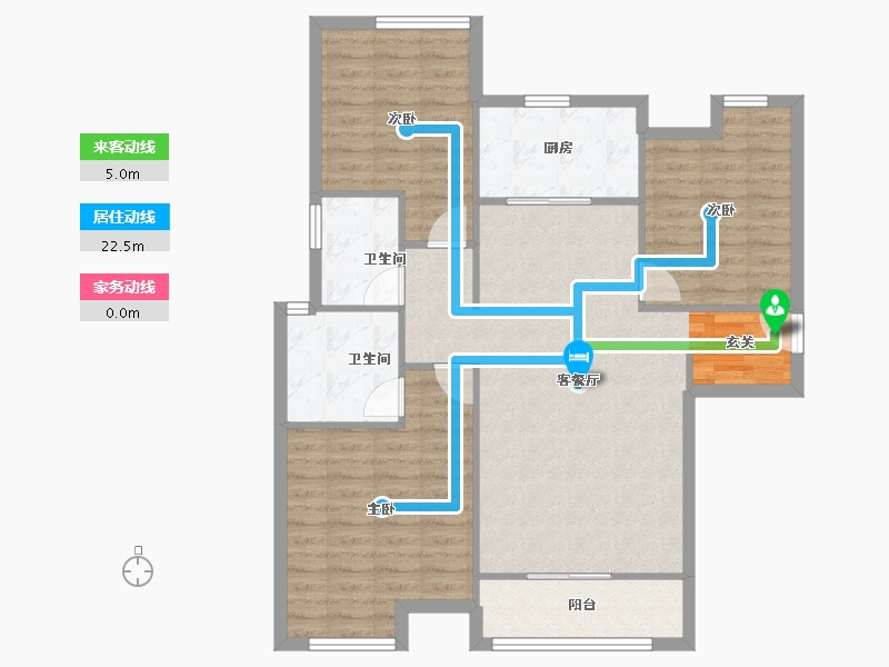 河南省-郑州市-郑西理想城3号楼,4号楼,5号楼,6号楼,7号楼,二期11,二期12-97.59-户型库-动静线