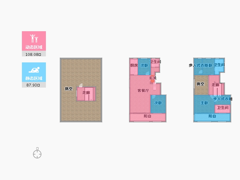 河南省-郑州市-物华臻悦苑2号楼,3号楼,5号楼,6号楼219m²-295.81-户型库-动静分区