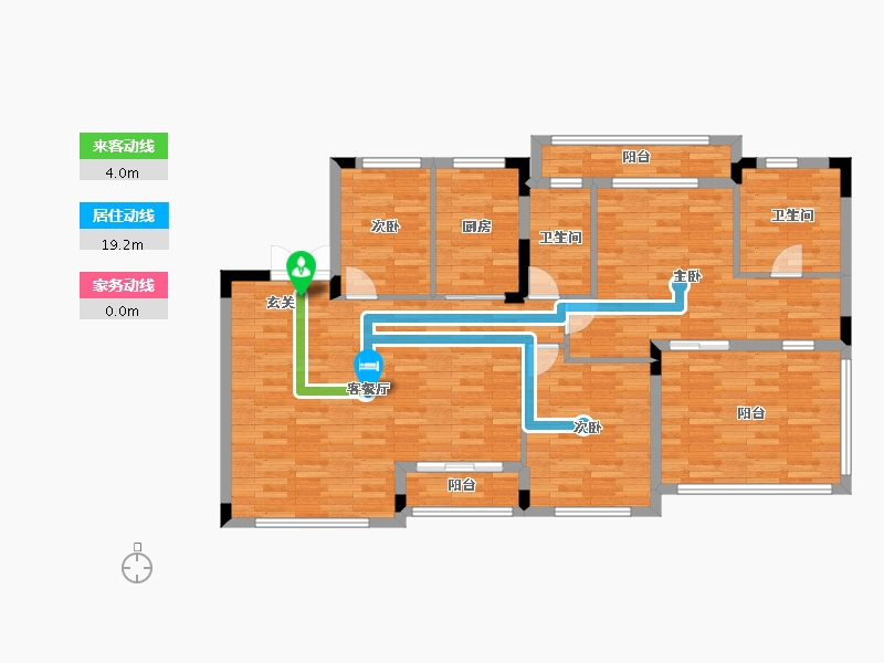 重庆-重庆市-恒大林溪郡20号楼,21号楼,22号楼,23号楼,24号楼,25号楼,26-114.41-户型库-动静线