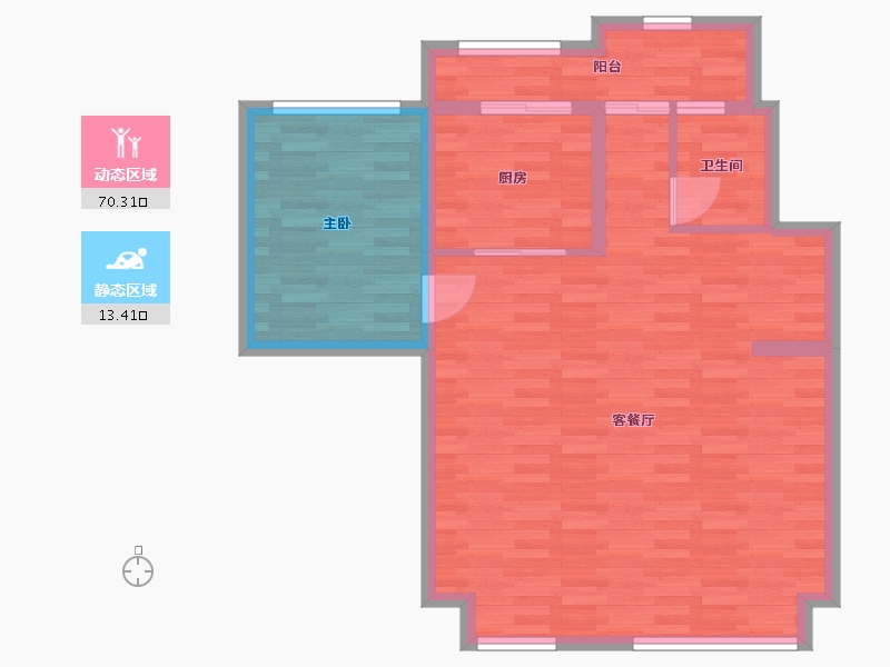 重庆-重庆市-碧桂园保利云禧套内146m2-75.11-户型库-动静分区