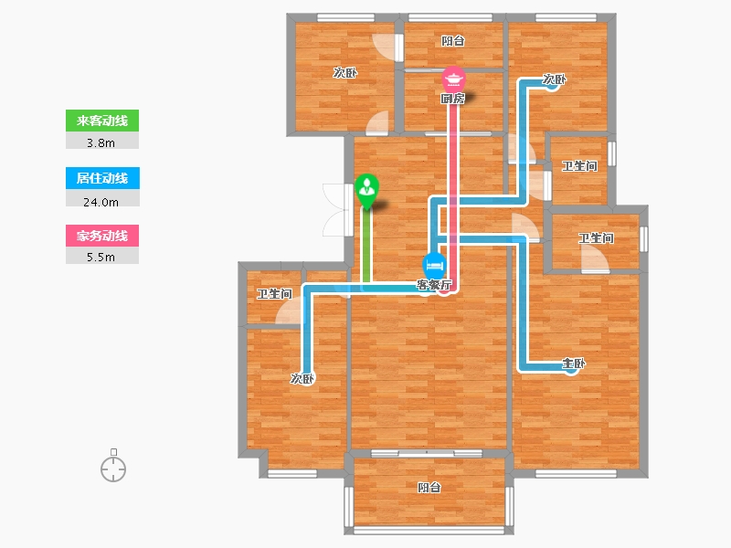 河南省-郑州市-正商珑水上境1号2号3号7号8号10号13号15号18号19号22号建面150m2-120.33-户型库-动静线