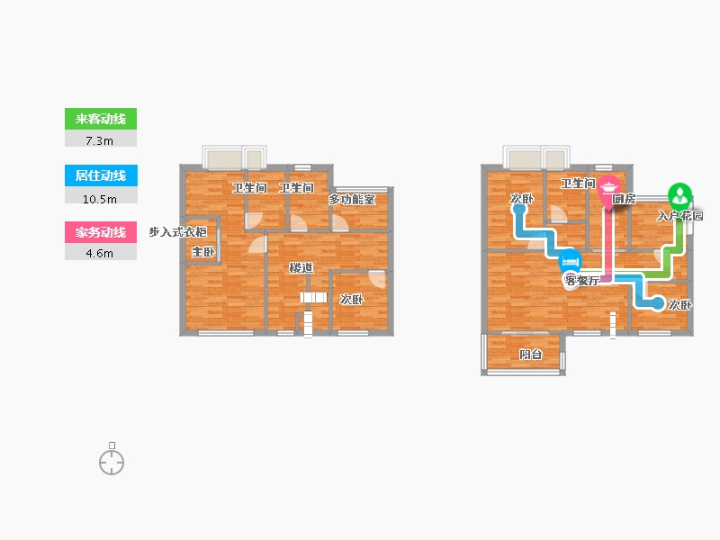 广东省-广州市-越秀东坡9栋140m²-114.23-户型库-动静线