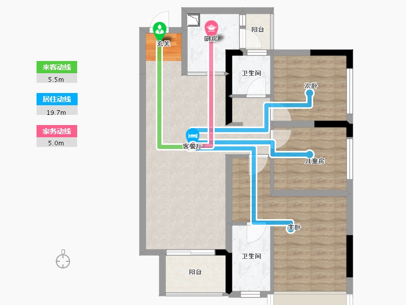 四川省-成都市-中建锦绣天地-78.27-户型库-动静线