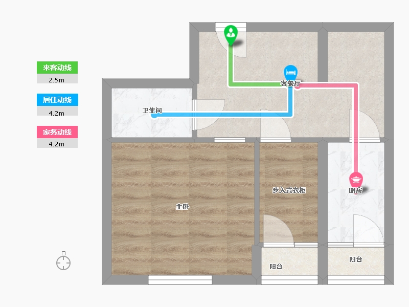 黑龙江省-哈尔滨市-融创公园壹号-38.40-户型库-动静线