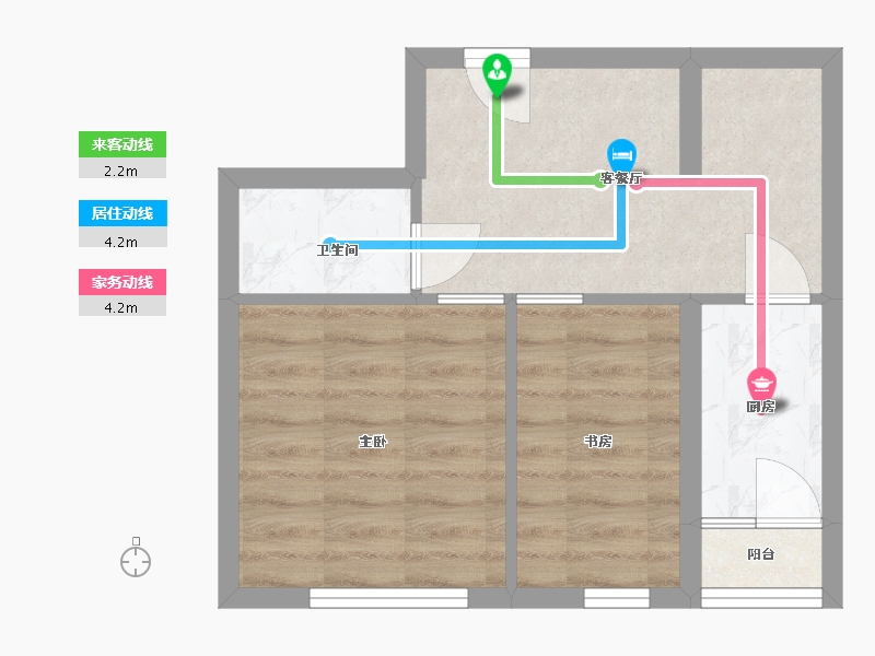 黑龙江省-哈尔滨市-融创公园壹号-38.58-户型库-动静线