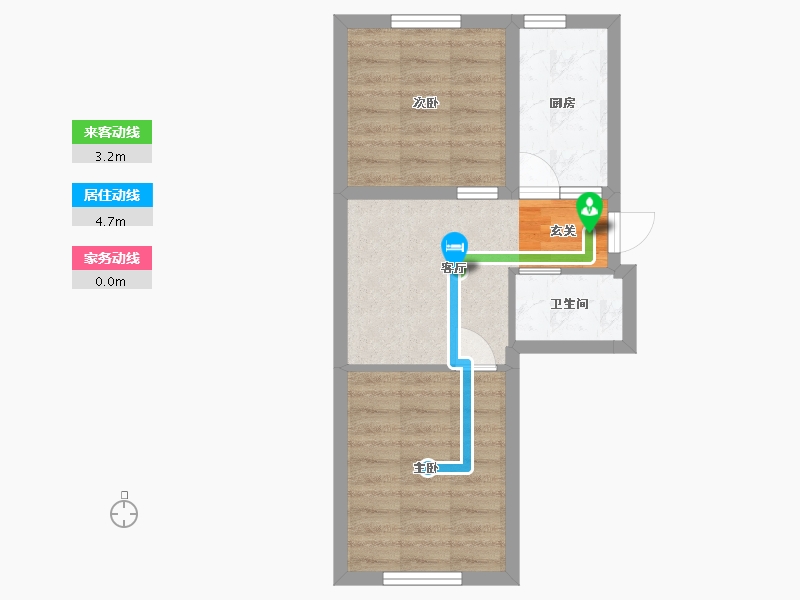 黑龙江省-哈尔滨市-融创公园壹号-42.19-户型库-动静线