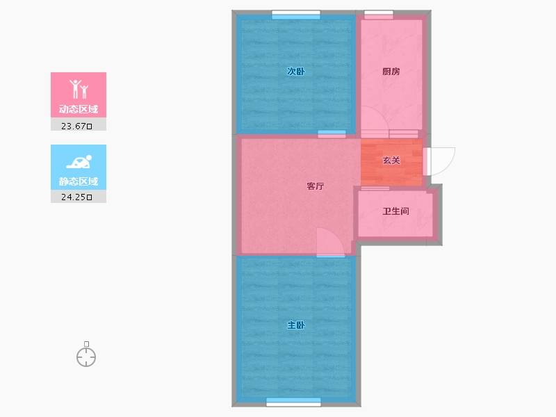 黑龙江省-哈尔滨市-融创公园壹号-42.19-户型库-动静分区