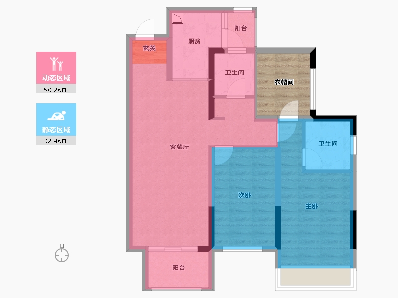 四川省-成都市-中建锦绣天地-79.44-户型库-动静分区