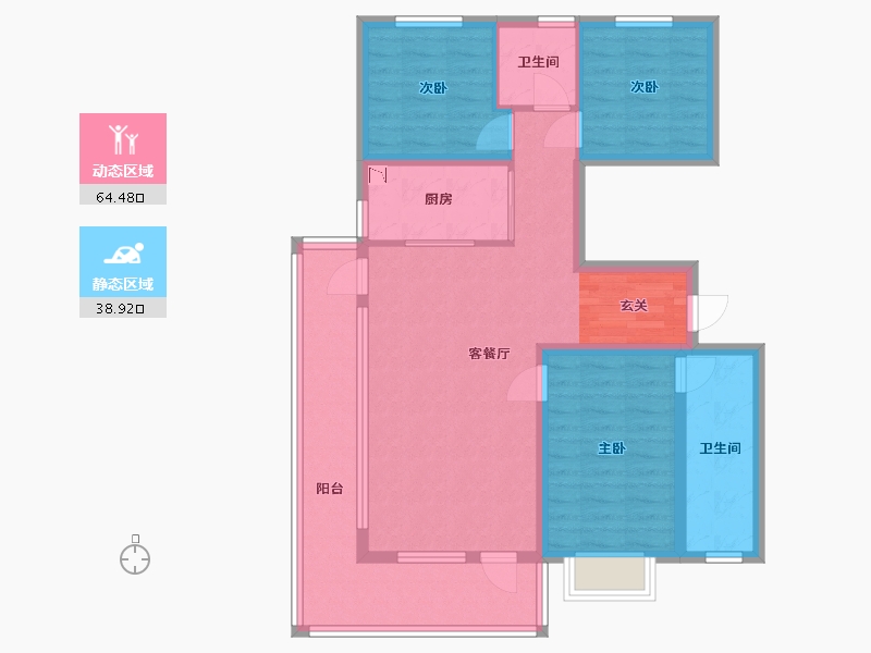 河北省-石家庄市-润江云玺-91.11-户型库-动静分区