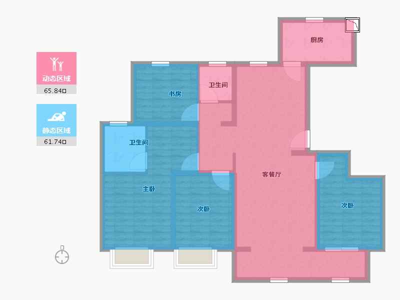 山东省-济南市-中建锦绣天地-114.01-户型库-动静分区