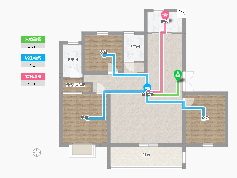 河南省-周口市-荷湖郡-93.11-户型库-动静线