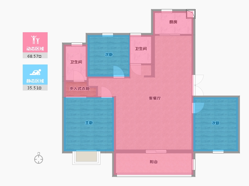 河南省-周口市-荷湖郡-93.11-户型库-动静分区