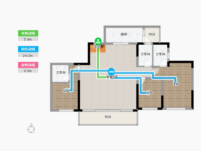 四川省-成都市-中国铁建西派金沙-129.21-户型库-动静线