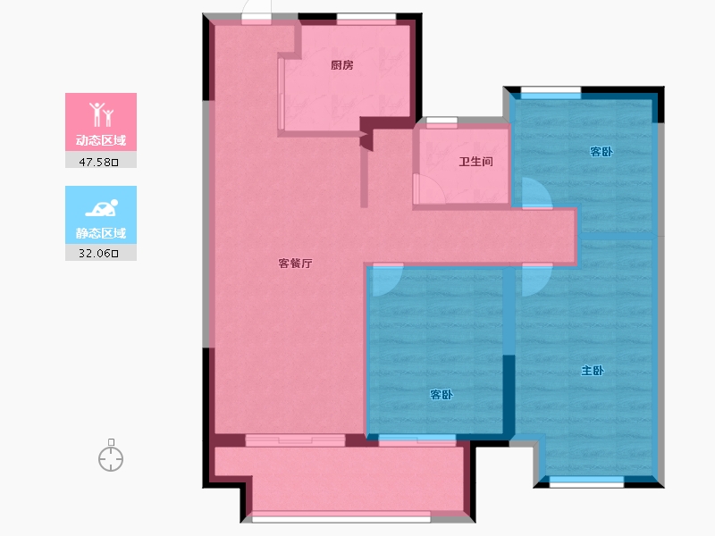 江苏省-常州市-昱湖上观-71.19-户型库-动静分区