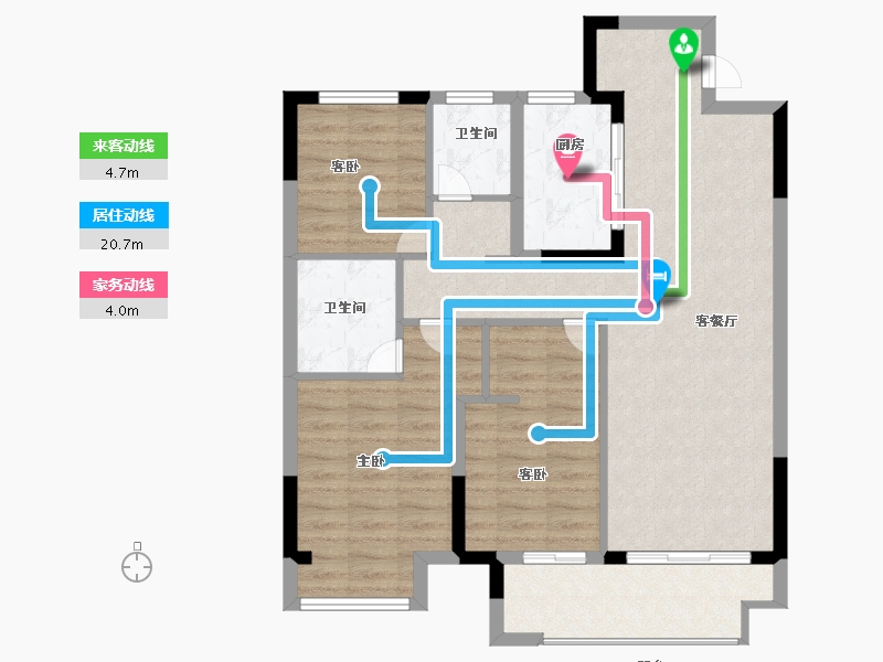 江苏省-常州市-昱湖上观-87.19-户型库-动静线