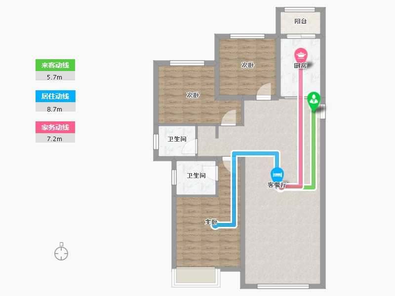 河北省-唐山市-中建城-93.73-户型库-动静线