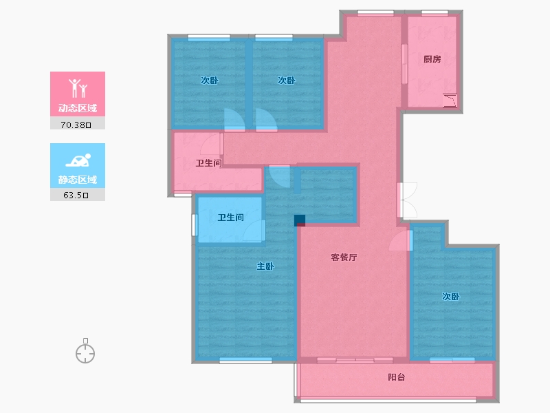 浙江省-绍兴市-祥生浙旅群贤府-118.07-户型库-动静分区