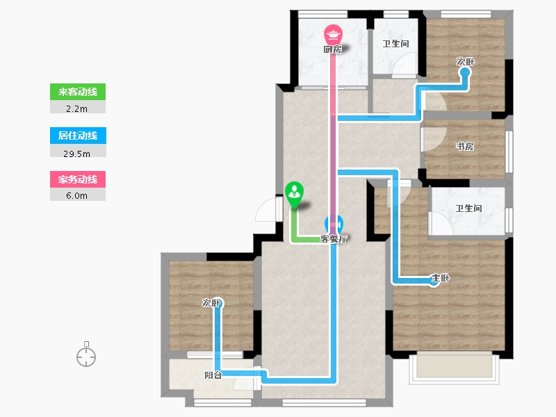 山东省-济南市-公园学府-92.92-户型库-动静线