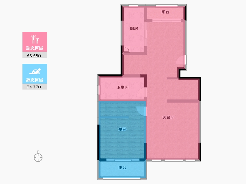 上海-上海市-金融家-83.11-户型库-动静分区