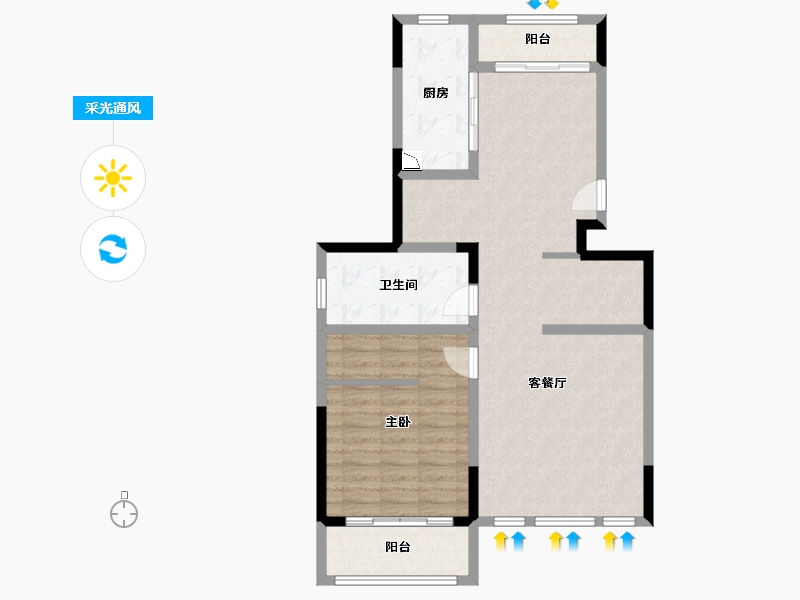 上海-上海市-金融家-83.11-户型库-采光通风