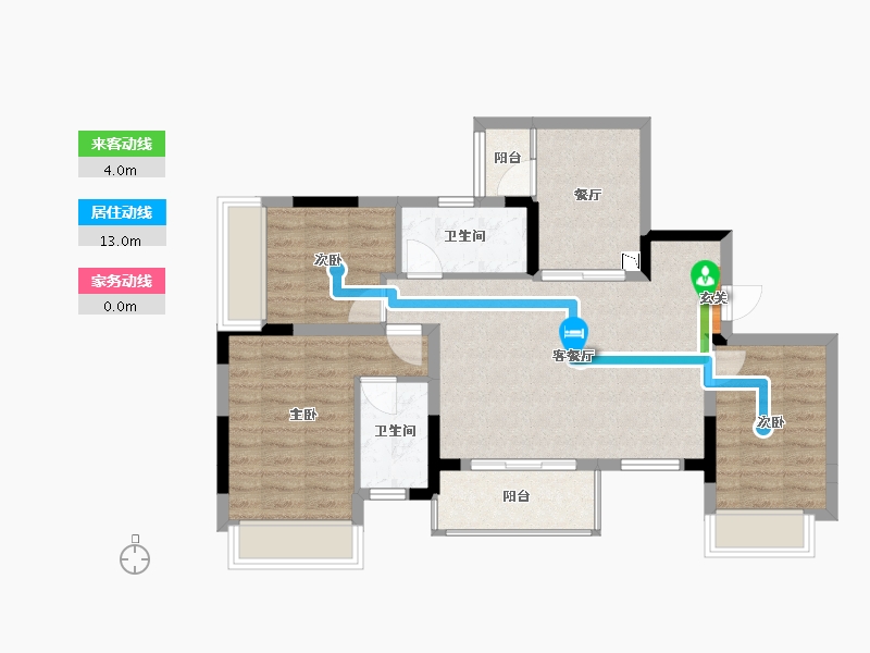 四川省-成都市-金科集美星宸-78.68-户型库-动静线