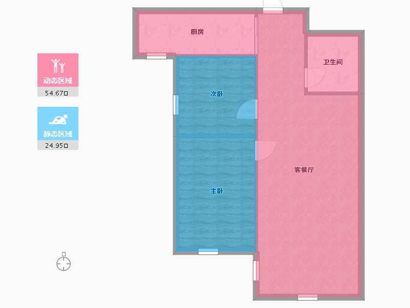 甘肃省-定西市-临洮县南苑小区-73.10-户型库-动静分区