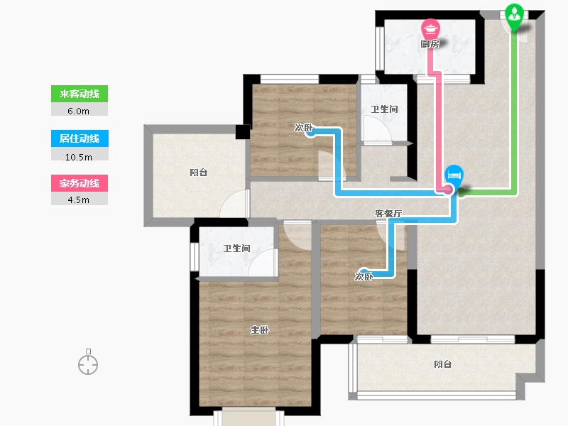 广西壮族自治区-南宁市-万丰岭上建安-84.24-户型库-动静线