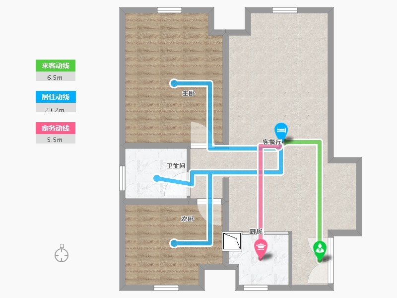 河南省-洛阳市-金沙广场-94.41-户型库-动静线