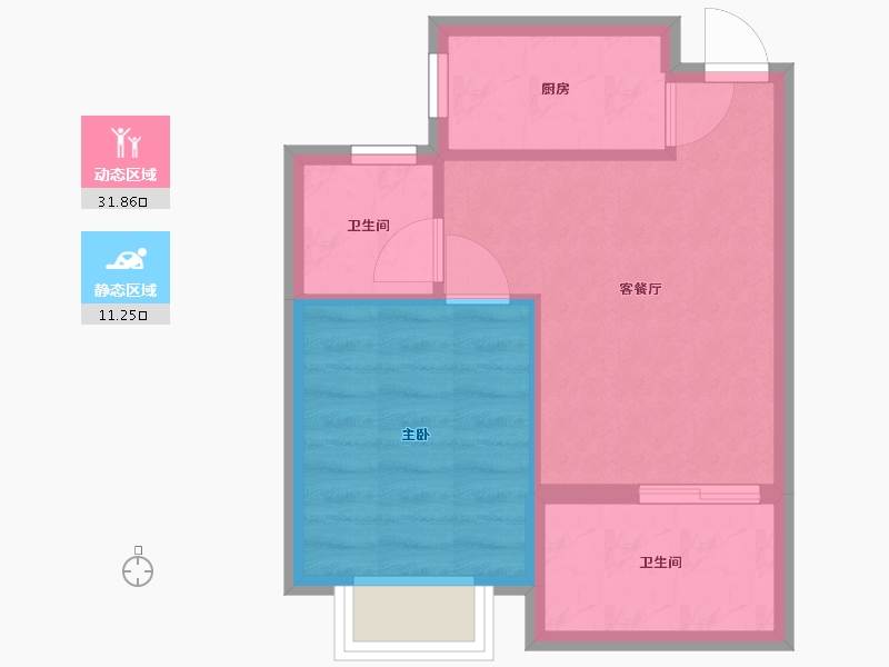 江西省-宜春市-月之泉-38.39-户型库-动静分区