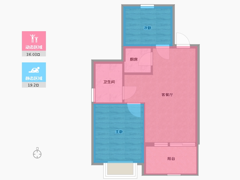 江西省-宜春市-月之泉-49.60-户型库-动静分区