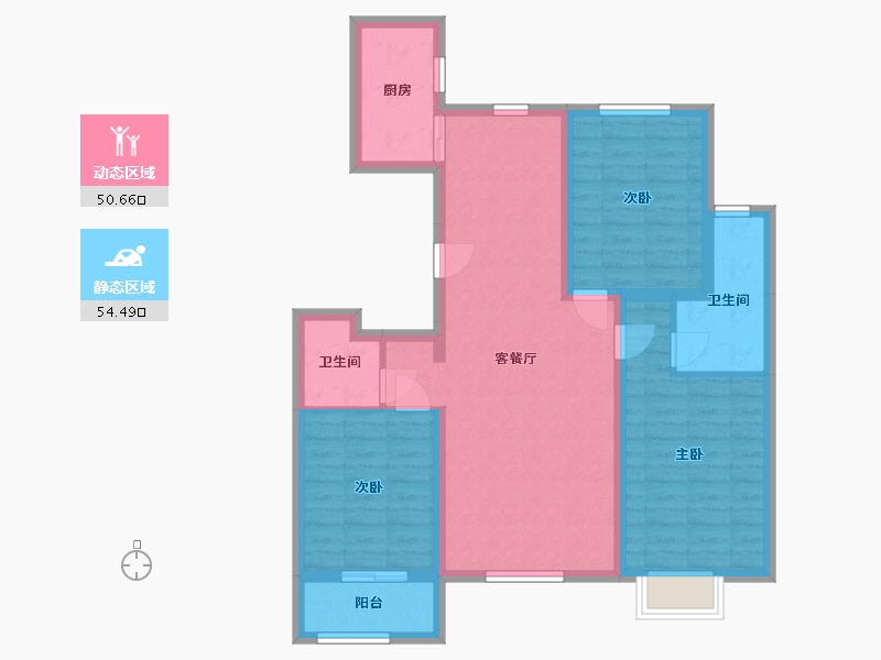 河北省-衡水市-中超天著-93.59-户型库-动静分区