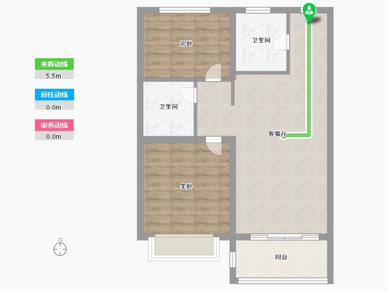 山东省-青岛市-瑞源名嘉康城-67.20-户型库-动静线