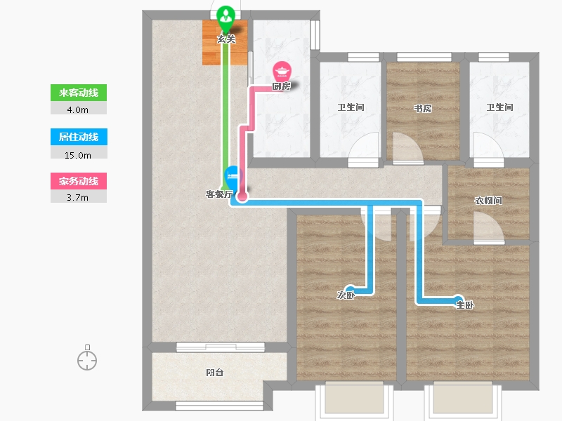 山西省-太原市-海尔产城创国际广场-78.93-户型库-动静线