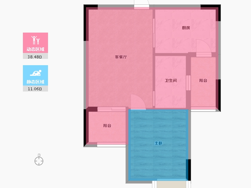 江西省-抚州市-奥园才子巷-44.01-户型库-动静分区