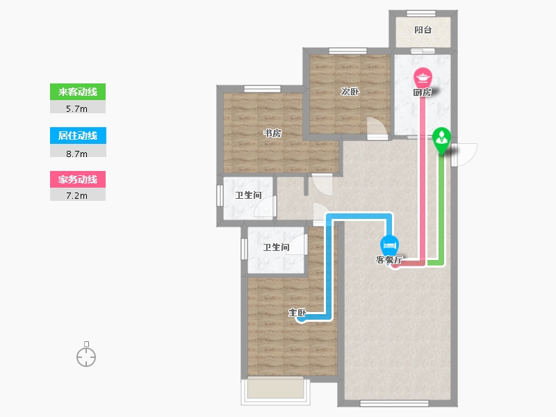 河北省-唐山市-中建城-93.23-户型库-动静线