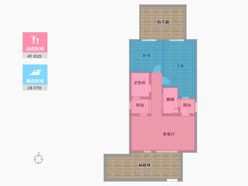 海南省-万宁市-希尔顿・石梅半岛-100.15-户型库-动静分区