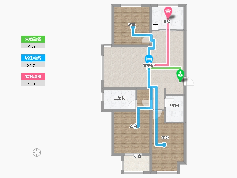 山东省-青岛市-河岸首府-103.20-户型库-动静线