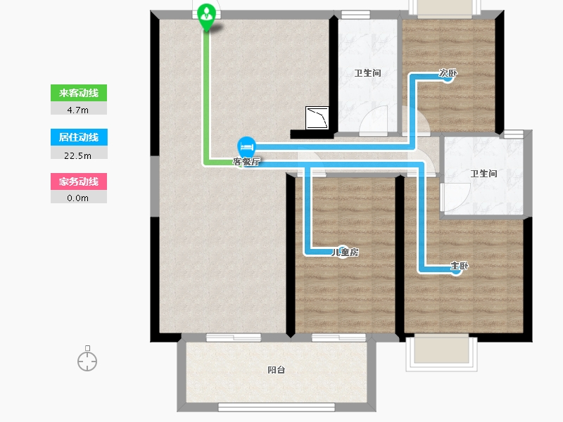 江西省-赣州市-华润·万橡府-95.90-户型库-动静线