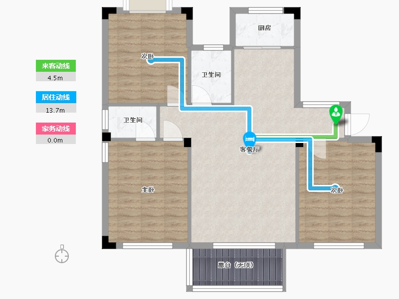 安徽省-黄山市-博瑞状元首府-88.00-户型库-动静线