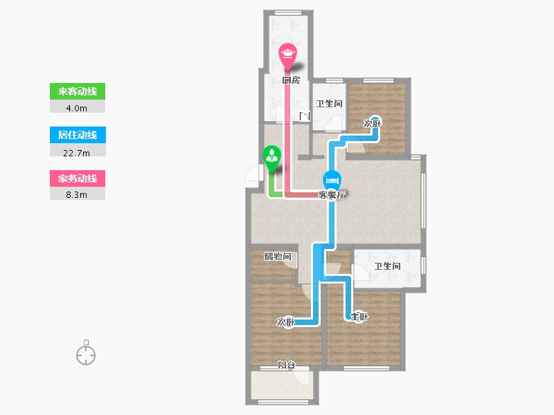 山东省-青岛市-河岸首府-115.20-户型库-动静线