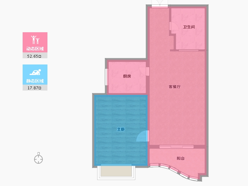 山东省-青岛市-合创大厦-63.28-户型库-动静分区