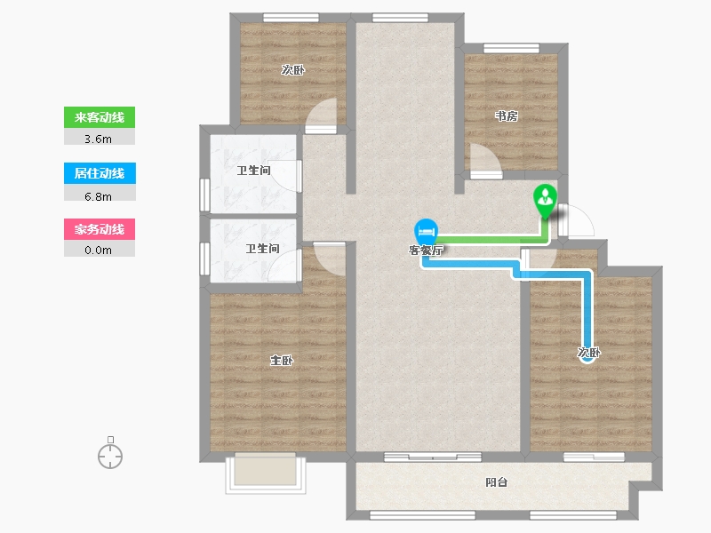 山东省-滨州市-东湖宝瑞-112.31-户型库-动静线