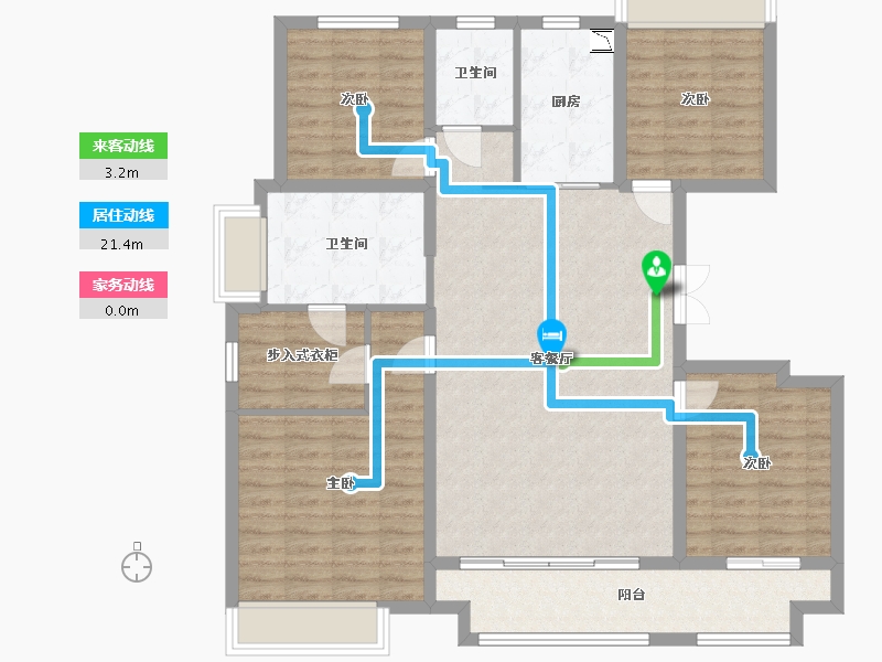 江苏省-南京市-泰禾金尊府-116.24-户型库-动静线