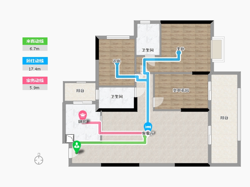 广东省-江门市-珑城半山-116.56-户型库-动静线